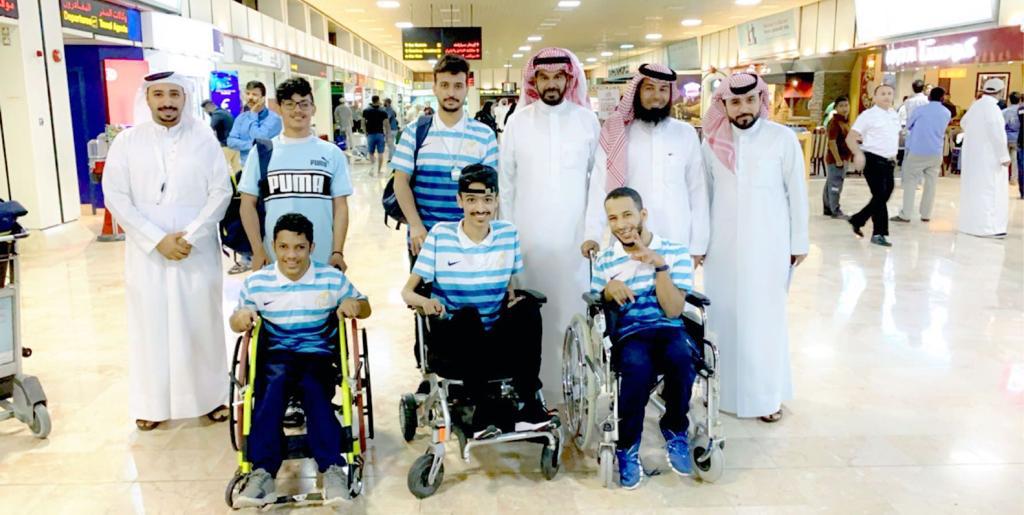 بعثة نادي المدينة المنورة لذوي الاعاقة تصل للبحرين