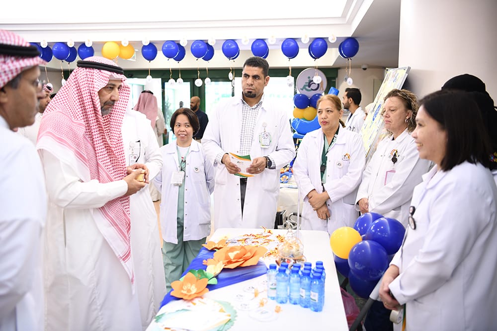 مستشفي الملك عبدالعزيز بالحرس الوطني بالأحساء يحتفي بيوم ذوي الإعاقة