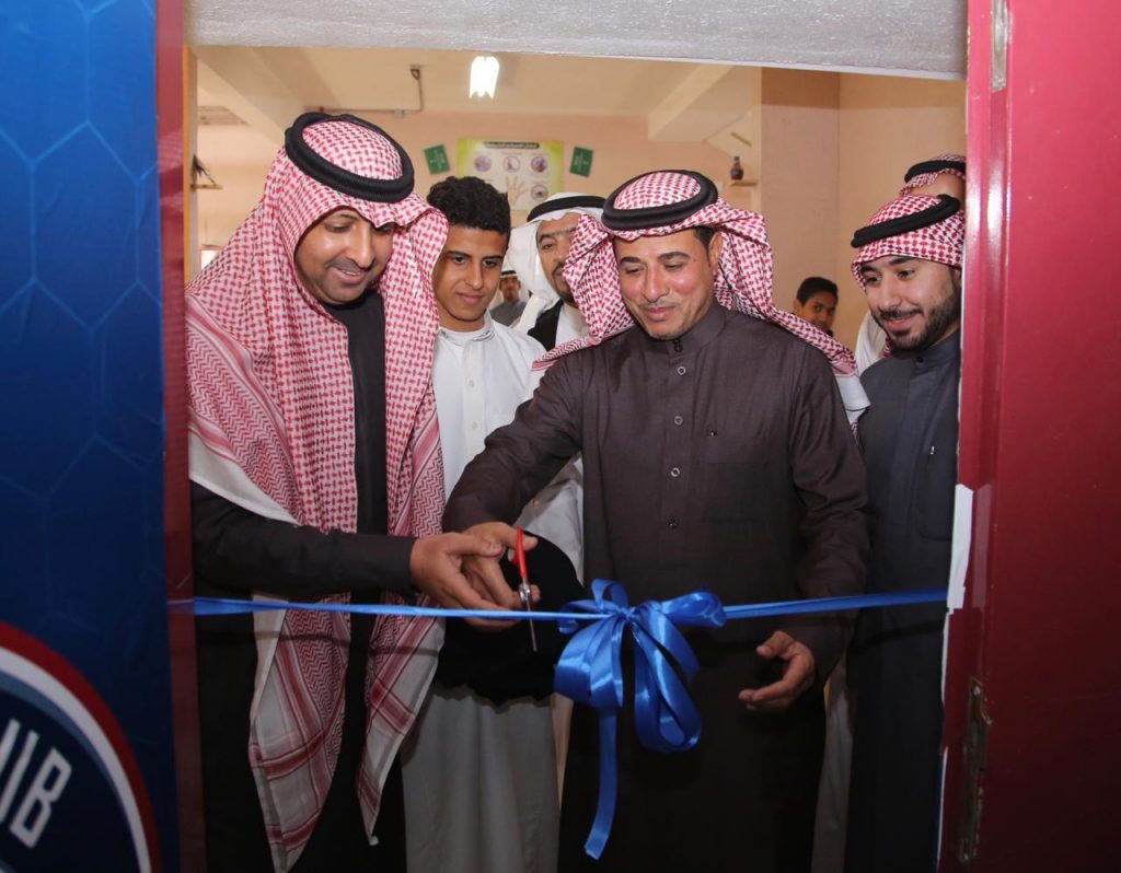 “المضحي يفتتح ” ثلاث صالات ترفيهية في ثلاث مدارس بالأحساء
