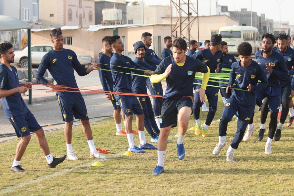 الميساوي يرفع المعدل اللياقي للاعبي الجيل تحضيراً لمواجهة النهضة