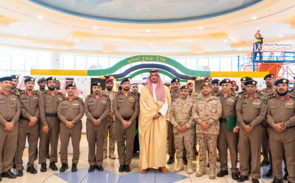 نائب أمير المدينة يدشن فعاليات ⁧اليوم العالمي للدفاع المدني‬⁩ 2020 تحت شعار “السلامة أولا”.