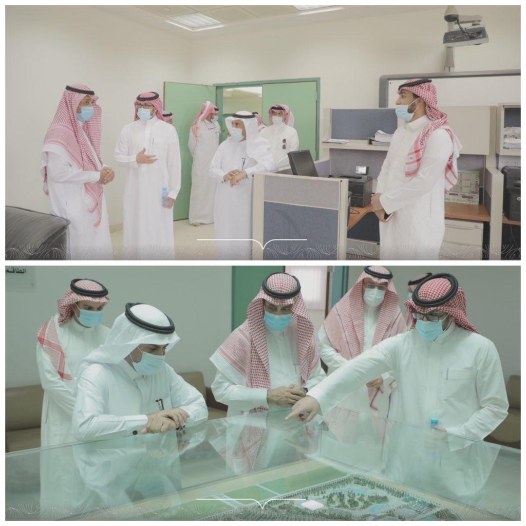 رئيس جامعة حائل يتفقد سير العمل في مشاريع المدينة الجامعية ويرأس الاجتماع الأول للجنة العليا لمتابعة المشاريع