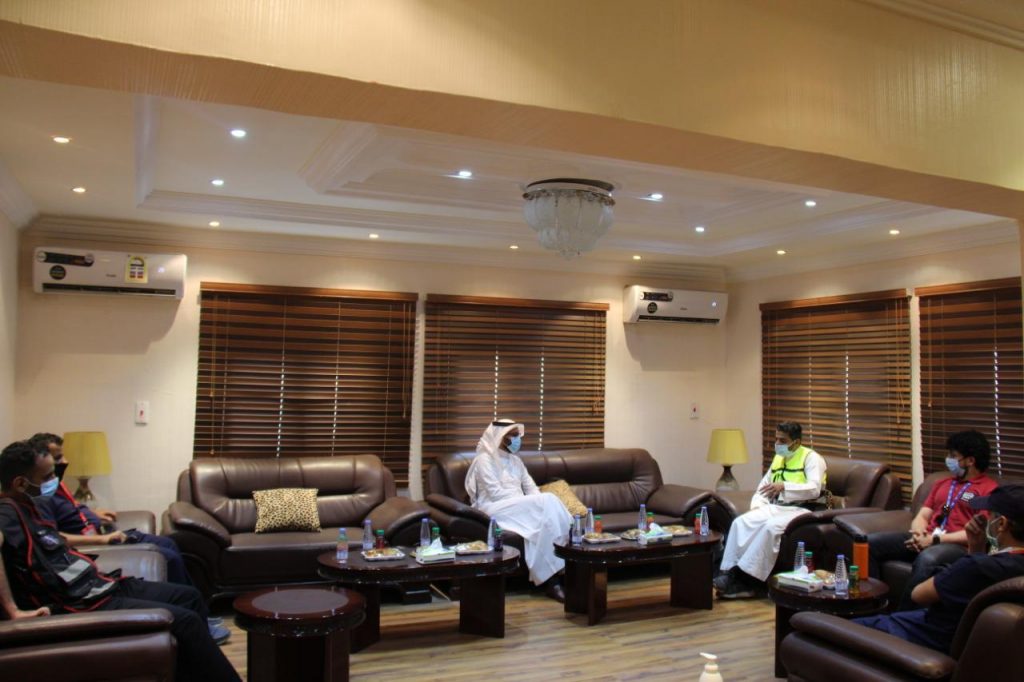 مدير عام فرع هيئة الهلال الأحمر السعودي بمنطقة المدينة المنورة يستقبل مدير عام السلامة و العمليات بمطار الامير محمد بن عبدالعزيز الدولي