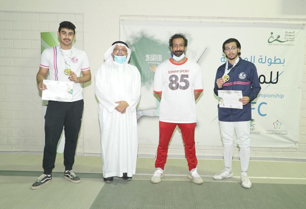 مبارزة الهدى تعانق الذهب وتظفر ببطولة المملكة لسيف الإيبيه والسابر مبارزة الهدى تعانق الذهب وتظفر ببطولة المملكة لسيف الإيبيه والسابر