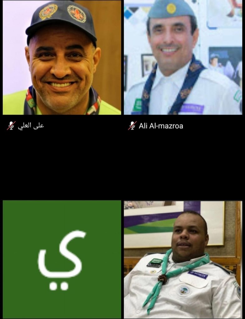 الرائد الكشفي محمد الهزاني يبدع في تقديم الملتقي الحواري الرواد ثوابت الكشفية