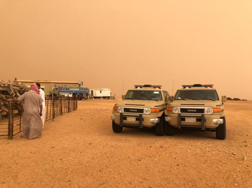 زراعة حفر الباطن تضبط 3 طنًا من الحطب المحلي