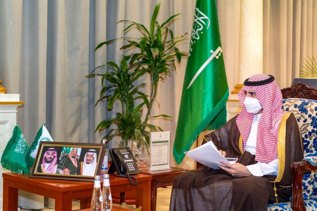 أمير الجوف يستقبل رئيس محكمة التنفيذ ويطلع على النظام الجديد للتنفيذ