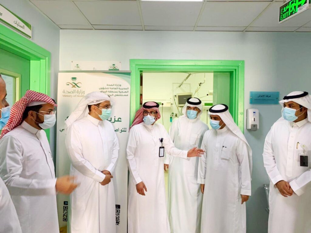 “التميمي” يتفقد سير العمل في مستشفى الرين ورويضة العرض والقويعية العام