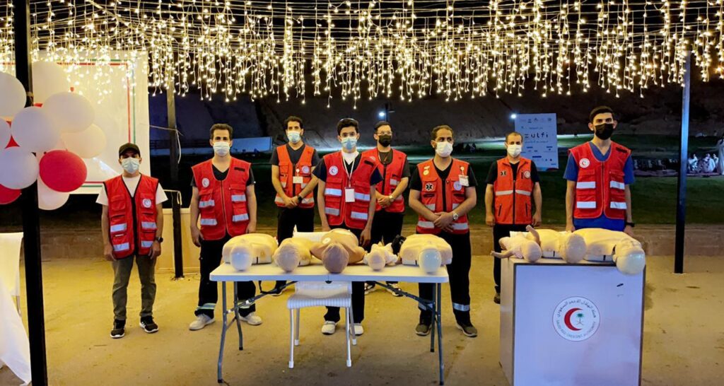 الهلال الاحمر بمنطقة الرياض يطلق مبادرة “ندربك لتدرب مجتمعك”
