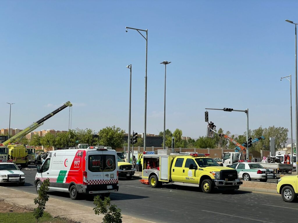 4 وفيات و 5 إصابات في حادث مروري  بالمدينة المنورة