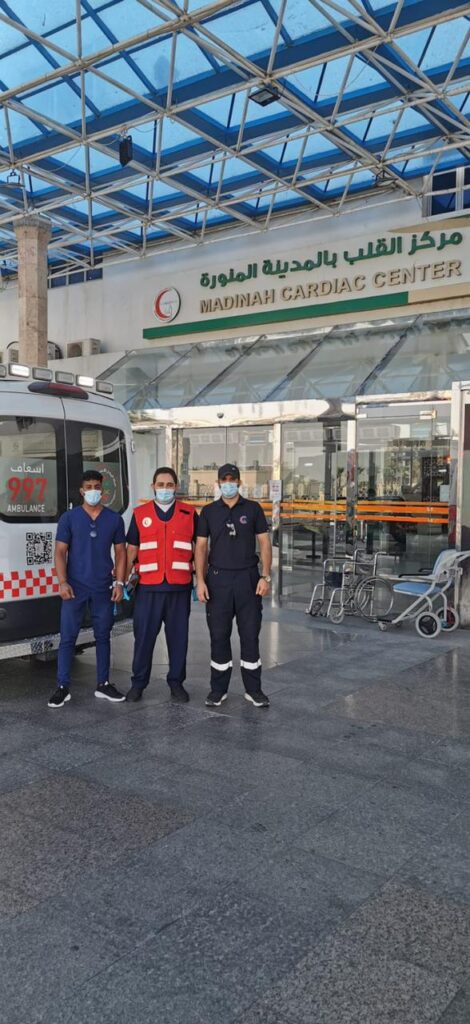 الهلال الأحمر” بالمدينة يباشر أول حالة لخدمة “مرضى جلطات القلب”