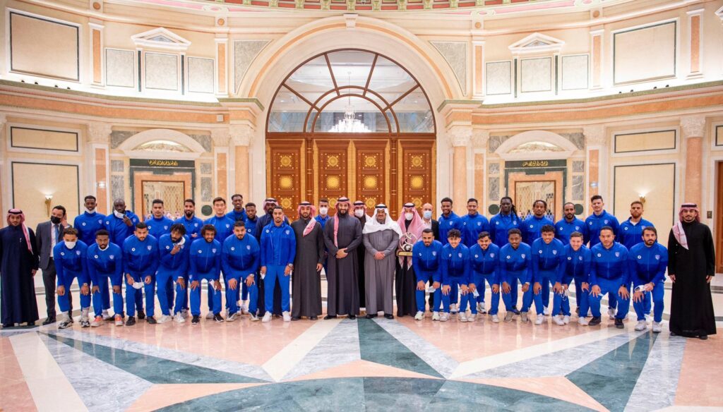 بعد تحقيقهم لقب دوري أبطال آسيا والتأهل لكأس العالم.. ولي العهد يستقبل الهلال