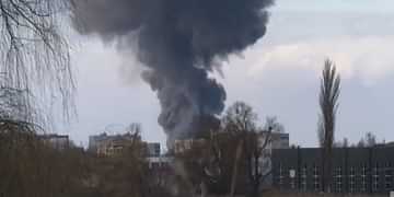 انفجار قوي يهز العاصمة كييف وقصف خط أنابيب الغاز بفاسيلكيف انفجار قوي يهز العاصمة كييف وقصف خط أنابيب الغاز بفاسيلكيف