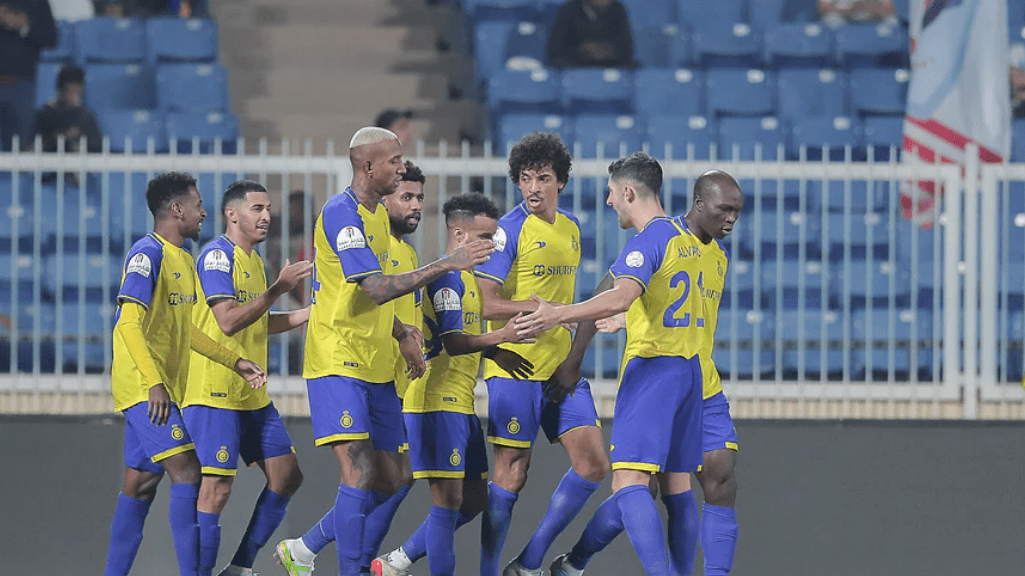 النصر ينتصر بالثلاثة على أبها النصر ينتصر بالثلاثة على أبها