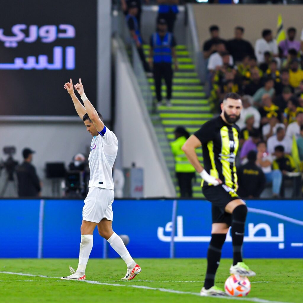 رونالدو يقود النصر لاكتساح الاتحاد فى كلاسيكو دوري روشن السعودي بنتيجة 5-2 رونالدو يقود النصر لاكتساح الاتحاد فى كلاسيكو دوري روشن السعودي بنتيجة 5-2