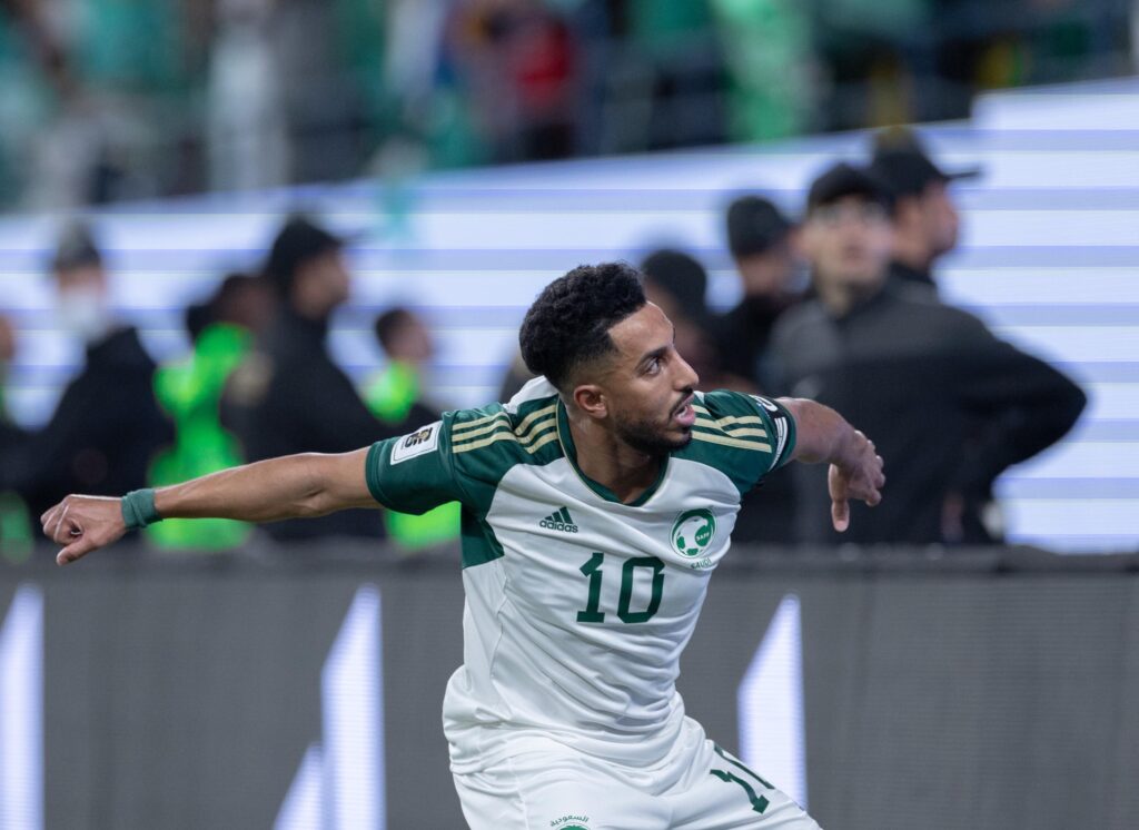 ‏المنتخب السعودي يعزز صدارته لمجموعته في التصفيات الآسيوية المشتركة لكأسي العالم 2026 وآسيا 2027 بالفوز على طاجيكستان 1-0