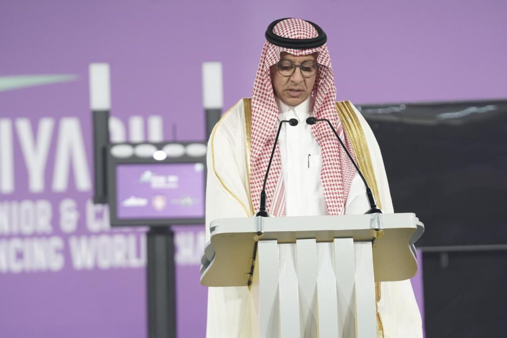 مساعد سمو وزير الرياضة يفتتح بطولة العالم للمبارزة