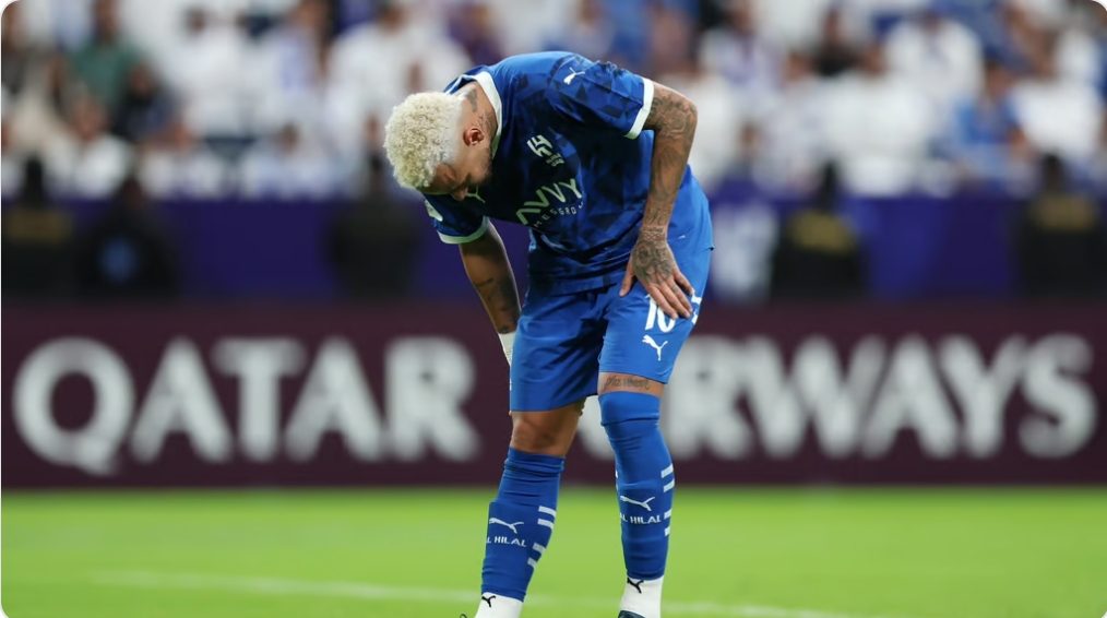 الإصابة الجديدة تُغيّب “نيمار” لـ 3 أسابيع عن “الهلال”