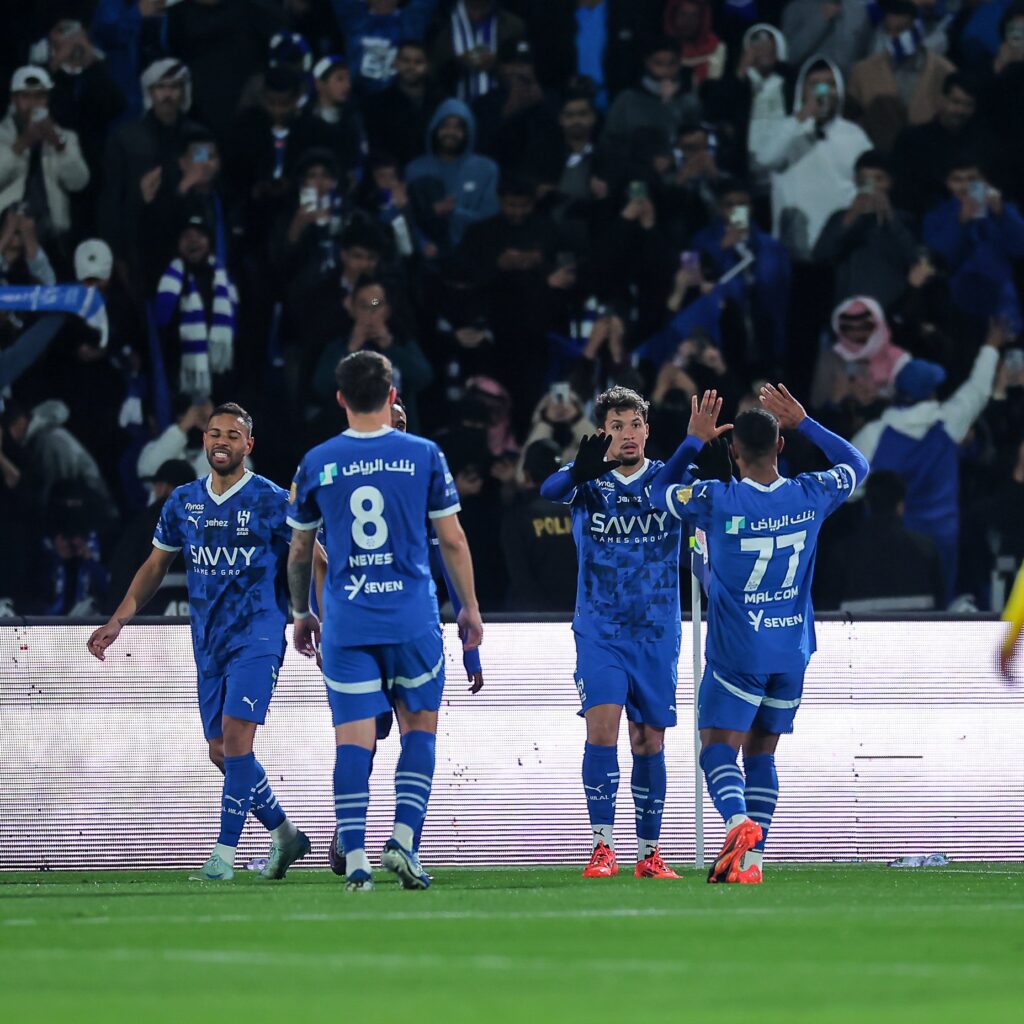 بخمسة أهداف.. الهلال يفوز على العروبة ويتصدر جدول الترتيب مؤقتاً