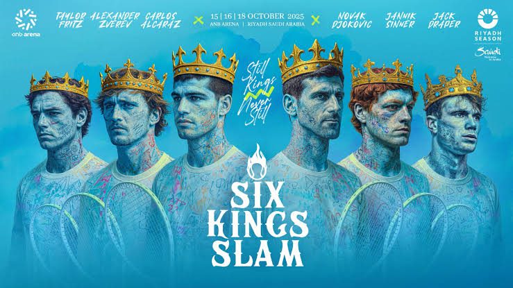 تركي آل الشيخ يعلن طرح تذاكر بطولة التنس العالمية Six Kings Slam 2025 في الرياض
