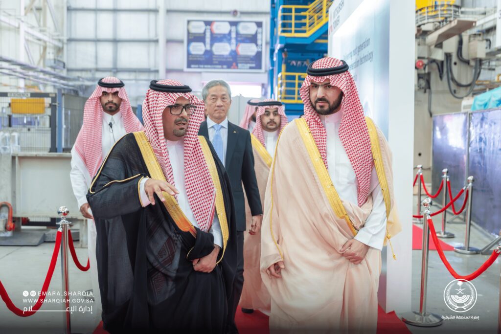 نائب أمير المنطقة الشرقية يدشّن ميتسوبيشي باور أول توربين غاز من طراز JAC يتم تجميعه محليًا