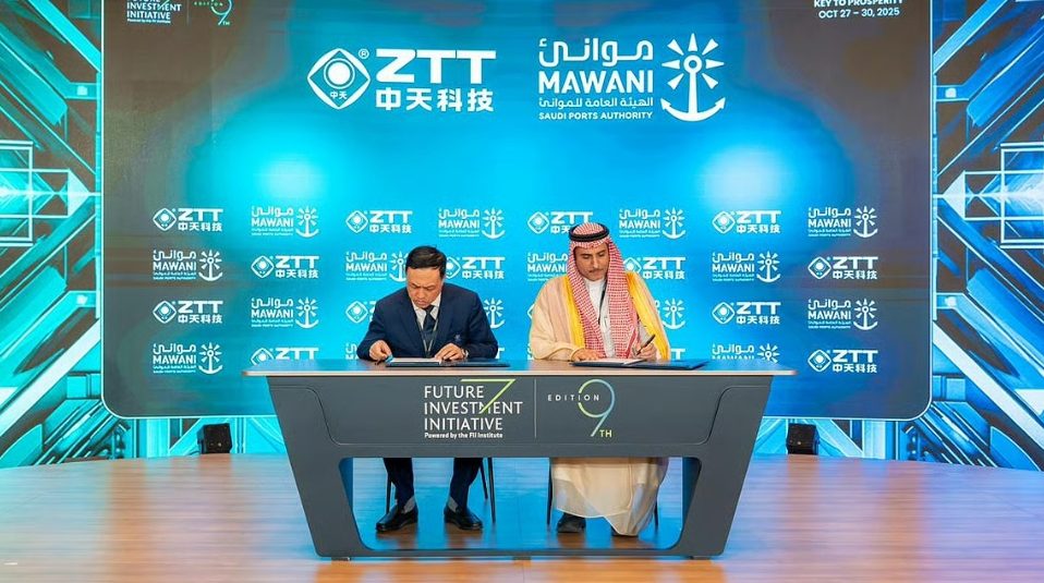 “موانئ” و”مجموعة ZTT” الصينية توقّعان اتفاقية تأجير أرض لإنشاء مصنع للكيابل البحرية والأرضية بميناء رأس الخير باستثمارات تناهز 375 مليون ريال