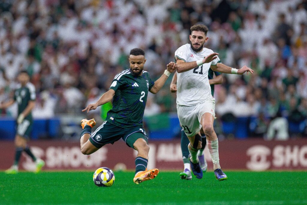 بهدفين لهدف الأخضر يفوز على فلسطين ويتأهل لنصف نهائي كاس العرب