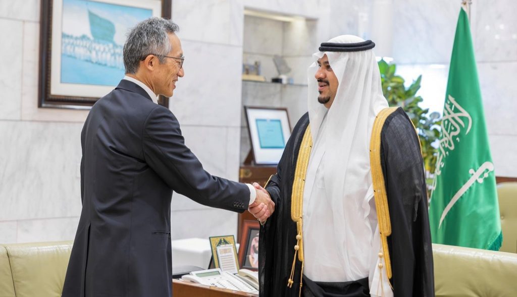 نائب أمير منطقة الرياض يستقبل سفير اليابان لدى المملكة